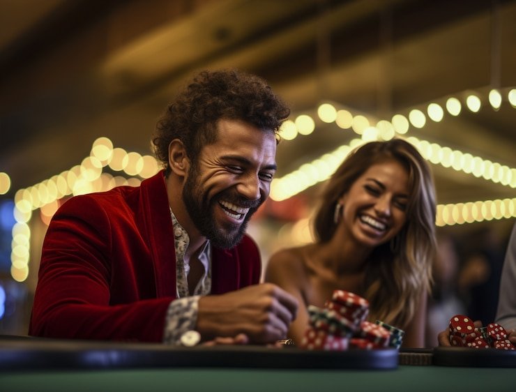 Live dealer at kinghourse Colok Naga table with multiple camera angles