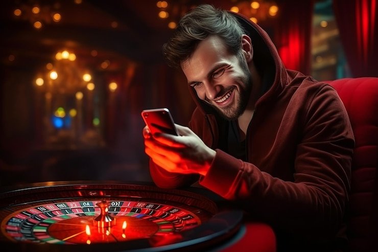Live Speed Blackjack dealer at kinghourse studio with visible card deck and betting layout